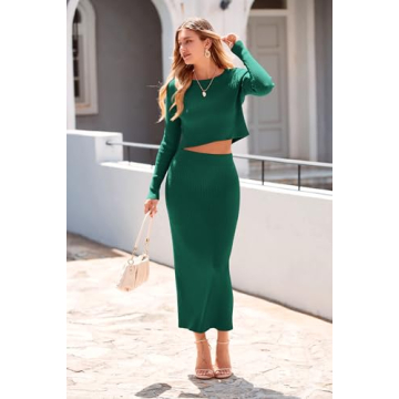 PRETTYGARDEN Winter 2 Piece Sweater Set for Women