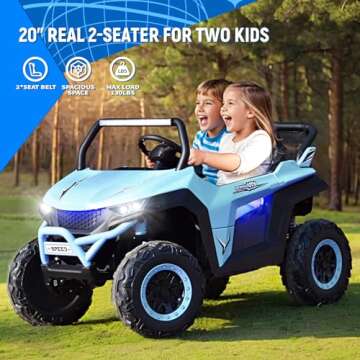 Joywhale 24V 2 Seater Kids Ride On UTV - Power & Fun