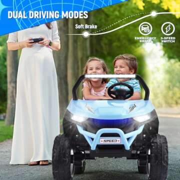 Joywhale 24V 2 Seater Kids Ride On UTV - Power & Fun