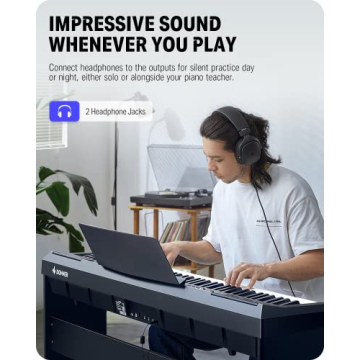Donner DEP-20 Beginner Digital Piano with Weighted Keys