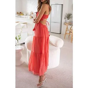 Leyajedol Y2k Bodycon Maxi Dress for Stylish Women