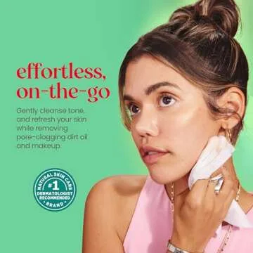 Burt's Bees Cucumber & Mint Face Wipes, for All Skin Types, Refreshing Makeup Remover & Facial Cleansing Towelettes, 30 Ct. (3-Pack)