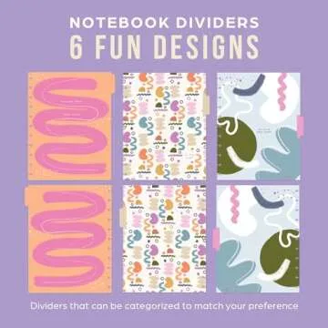 Happy Planner Daily Notebook for Office, School, or Journaling, Disc-Bound Dot-Grid and Dot-Lined Notebook, Canyon Modern Theme, Big Size, 60 Lined Paper Sheets, 3 Dividers, 8 1/2" x 11"