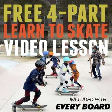 Magneto Complete Skateboard | 27.5" x 7.5" | 6-Layer Canadian Maple Double Kick Concave Deck | Skateboard Cruiser Skateboard for Kids, Boys, Girls, Beginners, and Teens