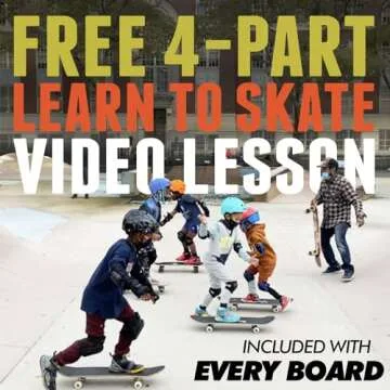 Magneto Complete Skateboard | 27.5" x 7.5" | 6-Layer Canadian Maple Double Kick Concave Deck | Skateboard Cruiser Skateboard for Kids, Boys, Girls, Beginners, and Teens