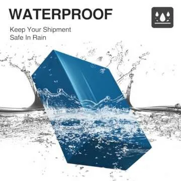 UCGOU Poly Mailers 12x15.5 Inch Navy Blue 100 Pack Medium Shipping Bags #5 Strong Thick Mailing Envelopes Self Sealing Adhesive Waterproof and Tear Proof Boutique Packaging Postal for Clothing