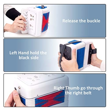 Kiddie 7 Keys Kids Accordion Eco-Friendly Musical Toy