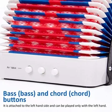 Kiddie 7 Keys Kids Accordion Eco-Friendly Musical Toy