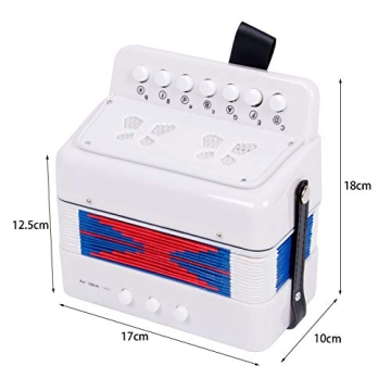 Kiddie 7 Keys Kids Accordion Eco-Friendly Musical Toy