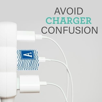 Classy Chargers Monogram Phone Charger Customized Gift for iPhone & Android | Add Optional 6 FT MFI Lightning Cable for iPhone or USB Type C Cable