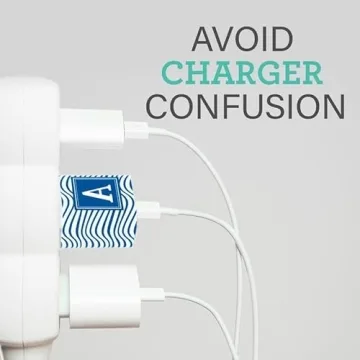 Classy Chargers Monogram Phone Charger Customized Gift for iPhone & Android | Add Optional 6 FT MFI Lightning Cable for iPhone or USB Type C Cable