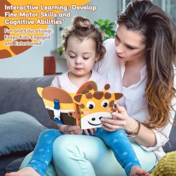 Edusense Busy Book for Toddlers 1-3 Fun Learning Experience