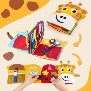 Edusense Busy Book for Toddlers 1-3 Fun Learning Experience