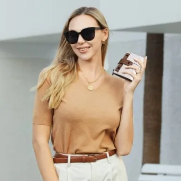 CLUCI Women's Vegan Leather Bifold Wallet - Compact & Stylish