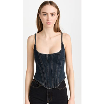 Lioness Women's Dark Denim Capri Corset Top