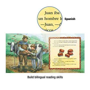 Engaging Bilingual Kids Book: Juan y los frijoles mágicos