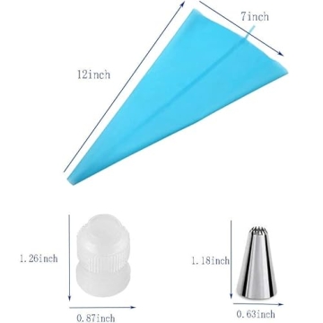 MuYwa Piping Bag Set for Easy Cake Decorating