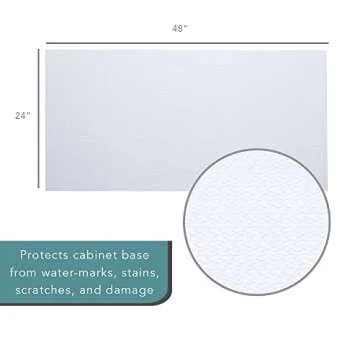 Durable Waterproof Under Sink Mat for Kitchens & Bathrooms