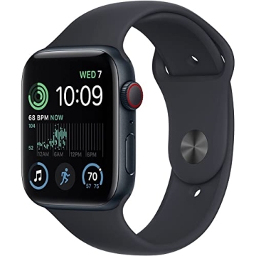 Apple Watch SE 2nd Gen 40mm GPS + Cellular - Renewed Midnight Aluminum & Band