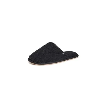 Barefoot Dreams Women's CozyChic Ribbed Slippers - Ultimate Comfort in Black