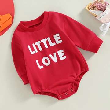 Cute Baby Valentines Day Romper for Boys and Girls