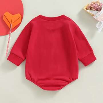 Cute Baby Valentines Day Romper for Boys and Girls