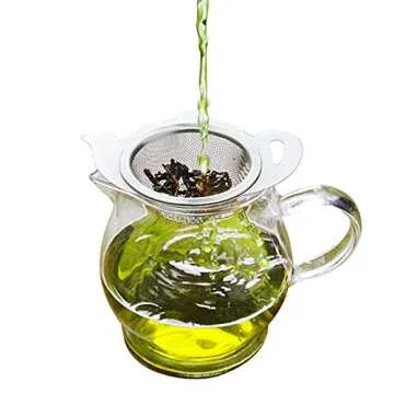 Luxshiny Tea Mesh Strainer Fat Skimmer Spoon Mesh Sifter Filter Spoon Fryer Skimmer Spoon Filter Strainer Flour Sifter Stainless Steel Stainless Colander Kitchen Sieve Strainer Fry Pan Grid