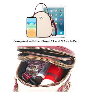 Small Stylish Crossbody Bags for Women - Bowknot Design