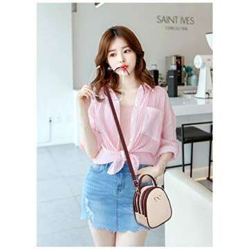 Small Stylish Crossbody Bags for Women - Bowknot Design