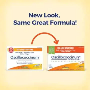 Boiron Oscillococcinum for Relief from Flu-Like Symptoms of Body Aches, Headache, Fever, Chills, and Fatigue - 6 Count
