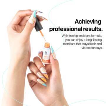 SXC Cosmetics 60 Colors Gel Liner Nail Art Set for Women