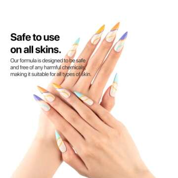 SXC Cosmetics 60 Colors Gel Liner Nail Art Set for Women