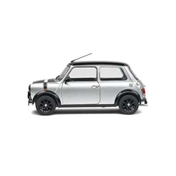 solido S1800608 1:18 1998 Mini Cooper Sport-Platinium Silver Renault Collectible Miniature car