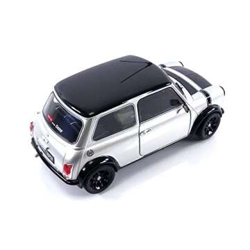 solido S1800608 1:18 1998 Mini Cooper Sport-Platinium Silver Renault Collectible Miniature car