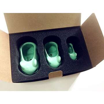 DOYOLLA Cute Succulent Planter Funny Animal Flower Pots Frog Flower Vases Mixed Sizes Set of 3