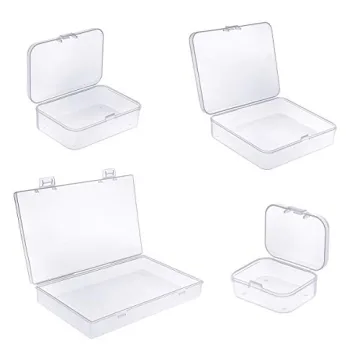 Goodma 24 Piece Clear Mini Plastic Organizer Storage Set