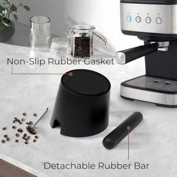 Compact Espresso Knock Box with Easy Cleaning Features