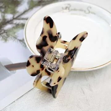 Stylish 3PCS Acrylic Hair Claw Clips for Women