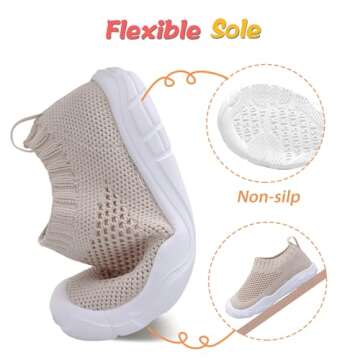 JOINFREE Toddler Lightweight Breathable Sneakers for Kids