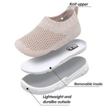JOINFREE Toddler Lightweight Breathable Sneakers for Kids