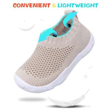 JOINFREE Toddler Lightweight Breathable Sneakers for Kids