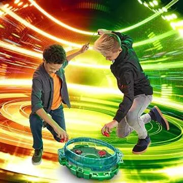 Beyblade Burst QuadDrive Interstellar Drop Battle Set, Set Stadium, 2 Battling Tops and 2 Launchers, Toys for 8 Year Old Boys & Girls & Up