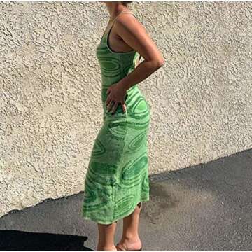 KOSUSANILL Y2k Dress Knitted Knit Backless Sexy Summer Going Out Club Party Trendy Bodycon Halter Dresses