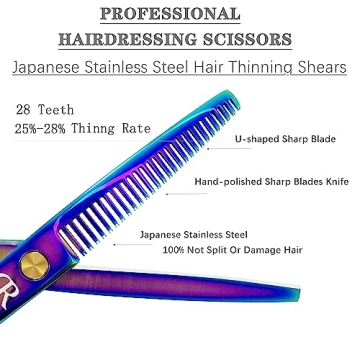 Professional Hair Cutting Kit with Sharp Blades for All