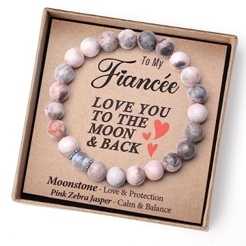 Engagement Gifts for Her - Handmade I Love You Bracelet Cuff