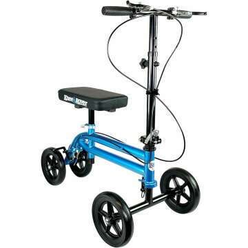KneeRover Economy Knee Scooter - Steerable Walker for Injuries