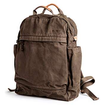 Gootium Canvas Vintage Style Backpack - Unisex Outdoor Rucksack