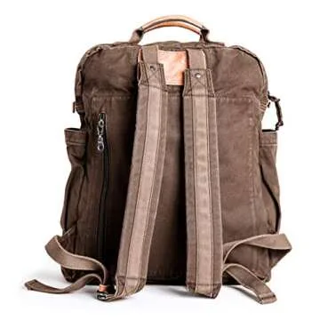 Gootium Canvas Backpack for Men and Women - Stylish Rucksack