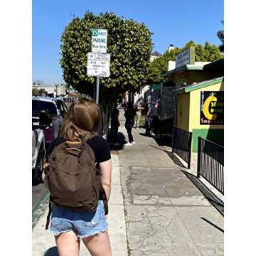 Gootium Canvas Backpack for Men and Women - Stylish Rucksack