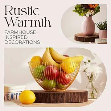 13″×2″ Handmade Wood Slices, Unique Wood Slices for Centerpieces, Splinterproof Craft Wood for Rustic Cake Stand or Wood Coasters, Wood Slab for Wooden Centerpieces for Tables, Wood by Designer Burlap